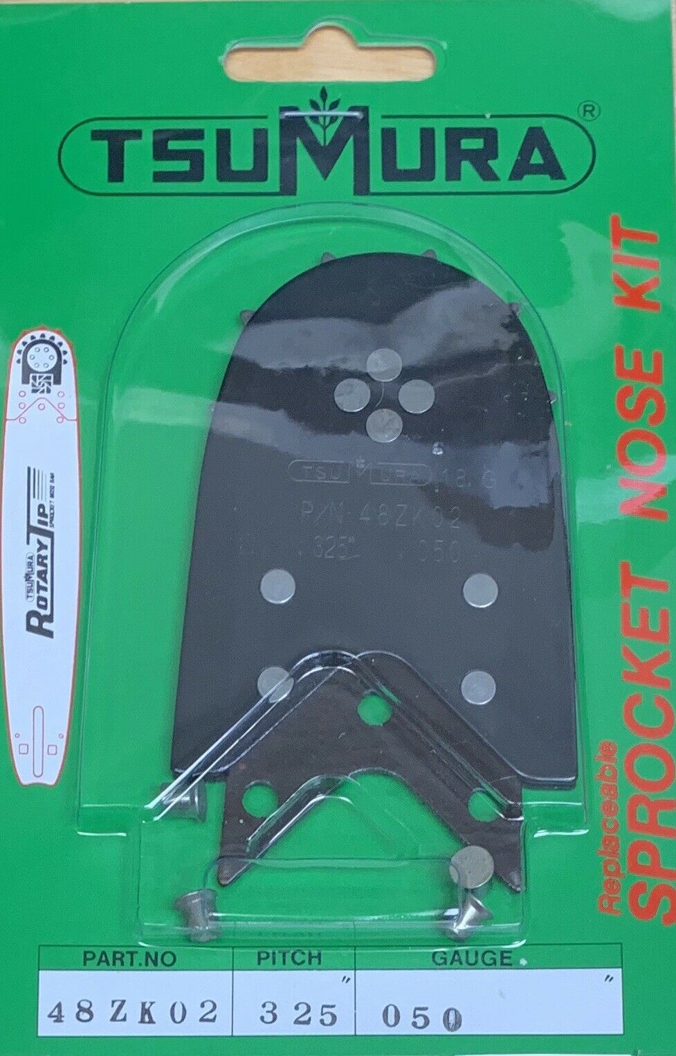 T48ZK02 TSUMURA PRO TIP SPROCKET NOSE ASSEMBLY - ZR TYPE .325 X .050 versions