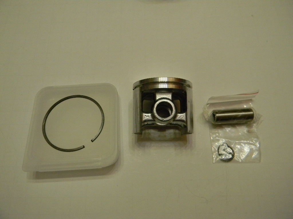 THH31268 PISTON ASSEMBLY = 50MM: JONSERED 670, 670II, 670 SUPER / HUSQVARNA 266, 268, 268S, 268 K (WINDOWED PISTON)
