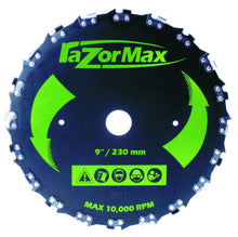 A777 Archer Razor Max Brushcutter 9" blade for trimmers with 1" & 20mm arbor