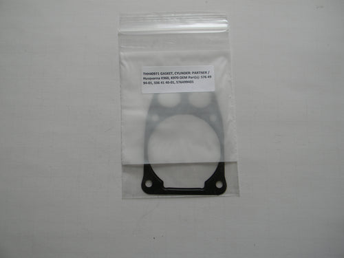 THH40971 GASKET, CYLINDER: PARTNER / Husqvarna K960, K970 OEM Part(s): 576 49 94-01, 506 41 40-01, 576499401