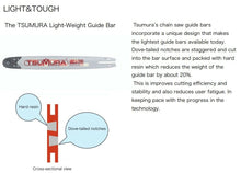 T364SK2 16" TSUMURA (LIGHT WEIGHT) Guide Bar: Pro Replaceable Tip .325 x .050 x 66D.L.