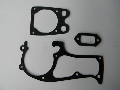 TFPJ57508 GASKET SET = 3-PC: Husqvarna 570, 575, 575XP OEM = 537-212601, 537-208201 ,537-208001