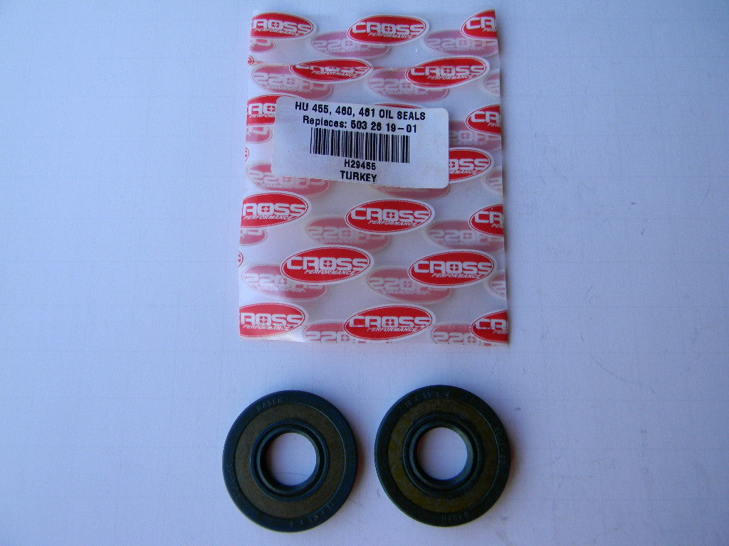 THH29455 CRANK SEAL SET - MAIN: Jonsered  2255: Husqvarna 455, 460, 461   OEM = 503-261901