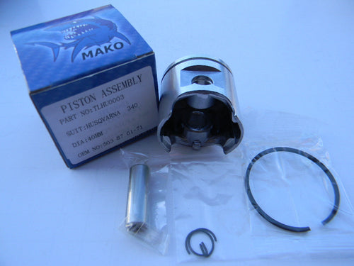 TLHU0003 PISTON ASSEMBLY = 40MM: HUSQVARNA  340 / Jonsered 2141  OEM=503-870171, 503-870102