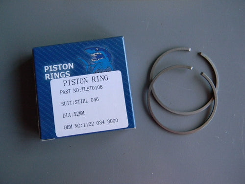 TLST0108 PISTON RING SET = STIHL 046, 064, MS460, MS640, MS650  OEM = 1122-034-3000