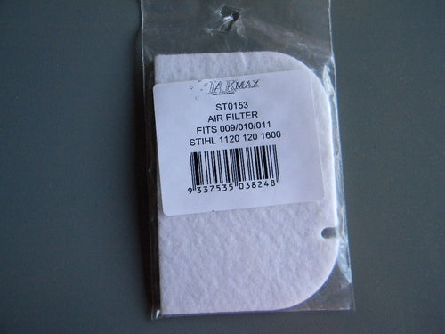 TLST0153 AIR FILTER : STIHL 09, 010, 011, 012  OEM = 1120-120-1600