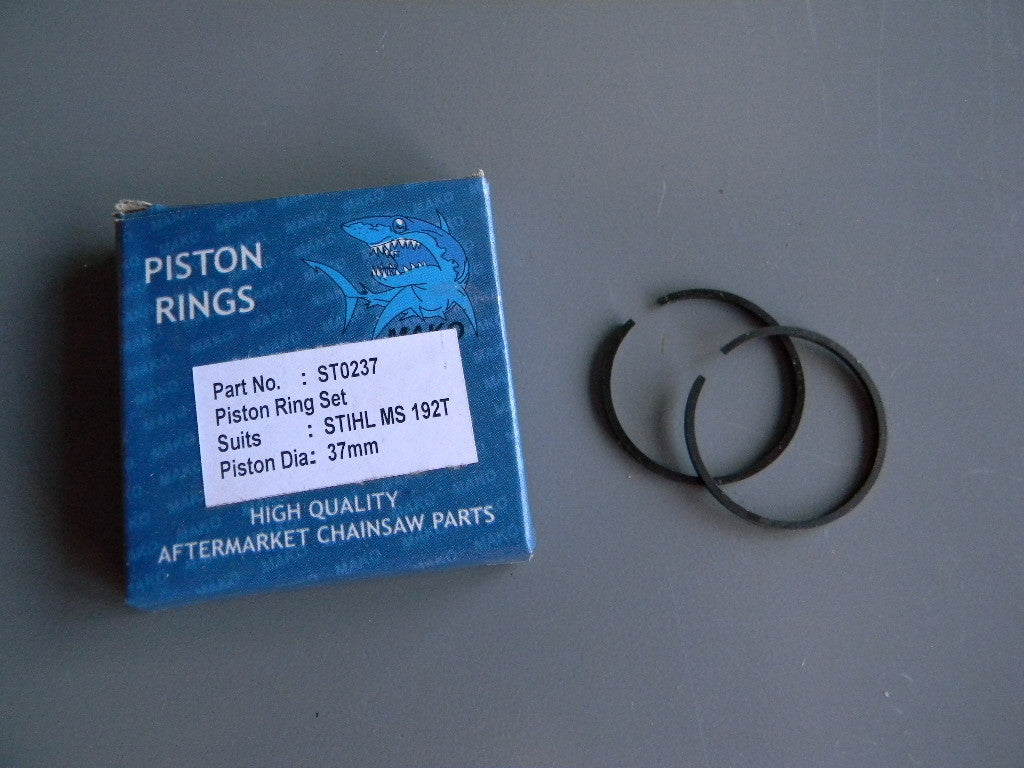 TLST0237 PISTON RING SET = 37MM : STIHL MS192T