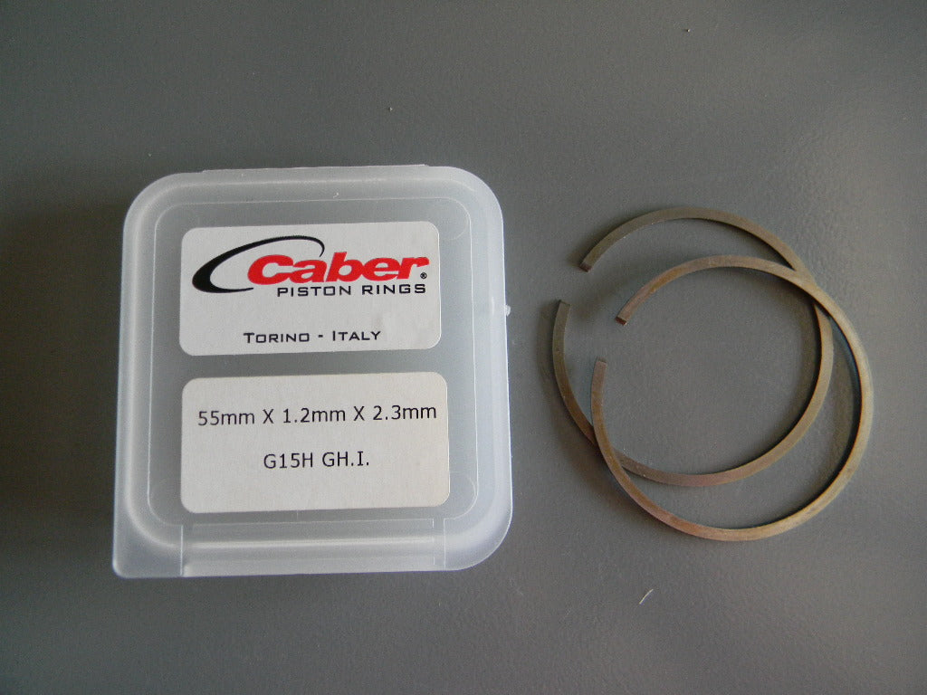 THHCR5612 PISTON RING SET CABER BRAND = : 56MM Husqvarna 395  OEM = 503-289035