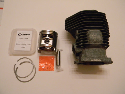 THHCP30510 CYLINDER ASSEMBLY = 52MM : STIHL 050, 051, TS510 : Cross Performance OEM = 1111 020 1200, 4205-020-1201
