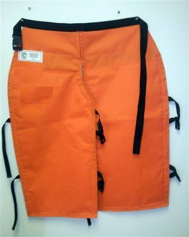 APSC SAFETY CHAINSAW CHAPS: ORANGE U.L. 36