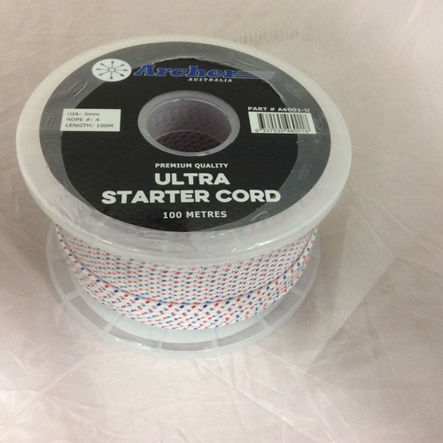 A6001-U ARCHER STARTER ROPE #4 Starter Rope 100 meters #4 diameter 3mm ULTRA PREMIUM CORD 100 meters 328 Feet!