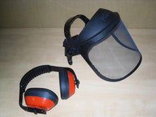 TM5120915 Tecomec Brushcutter Protective SAFETY COMBO SYSTEM Ear Muffs Steel Face Screen